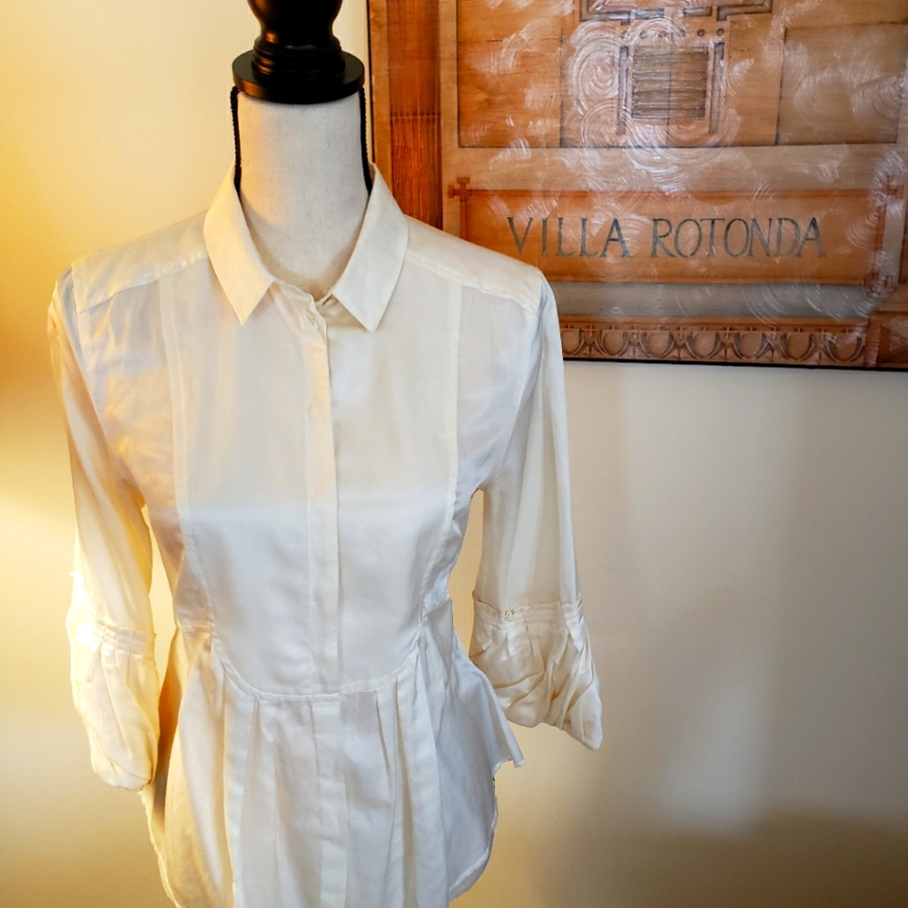 Classic Italian made silk blouse